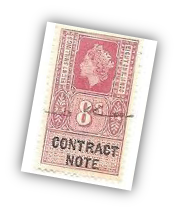 Contract note Stamp